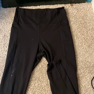 Black leggings with pockets